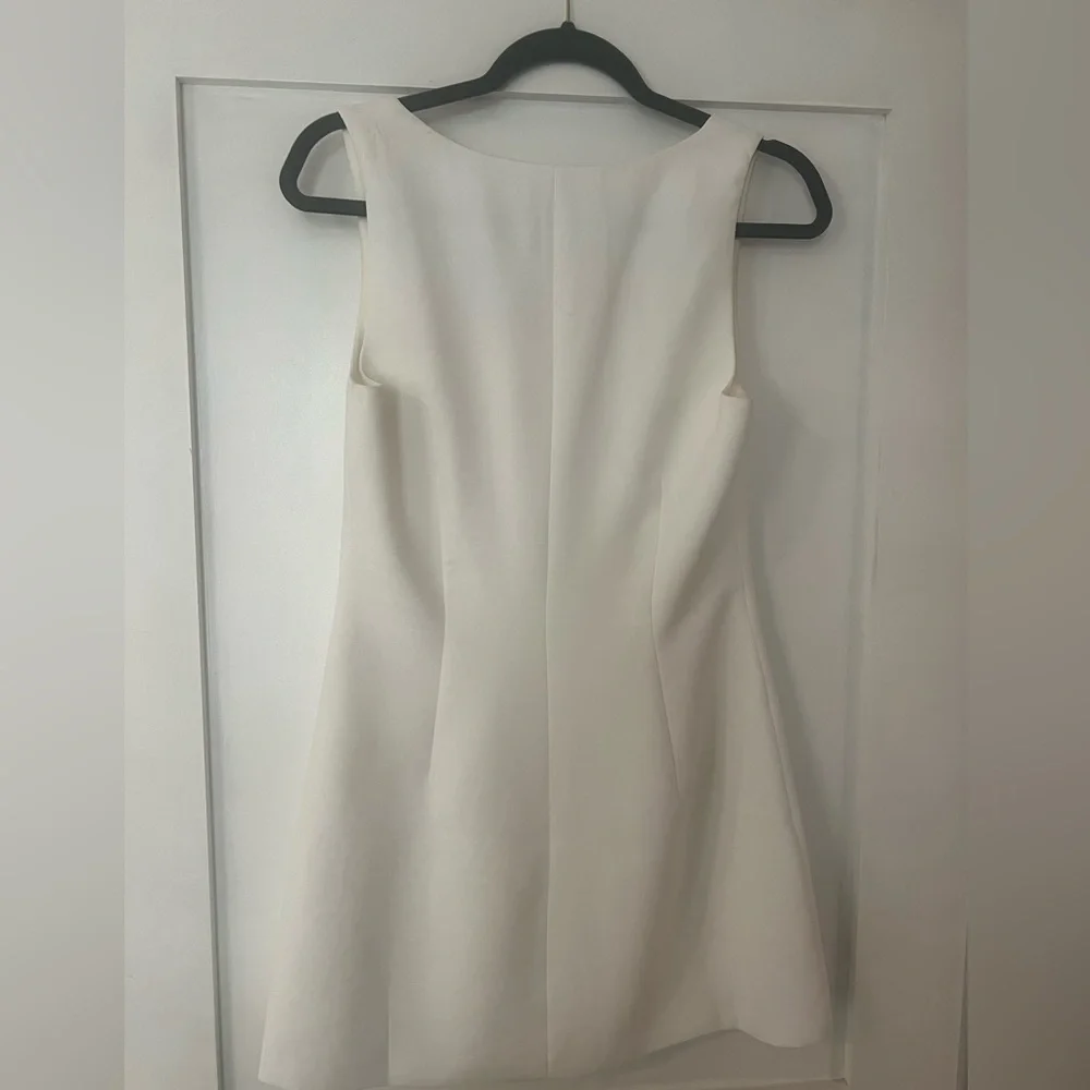 Sincerely Jules Cream Button-Front Mini Dress - Picture 2 of 3
